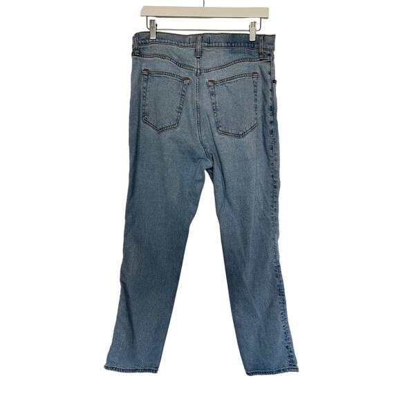 Abercrombie ‘90s Slim Straight Ultra High Rise Jeans, 32/14 Short - Picture 2 of 5